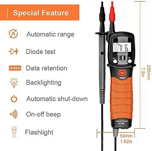 Мультиметр AOPUTTRIVER AP-38B - фото 2