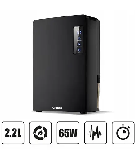 Осушувач очисник 2в1 повітря Cronos DH2200A 2.2L Black - фото 5