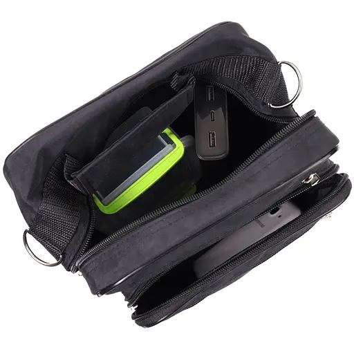 Чоловіча шкіряна сумка FABRA 21х26х12 см sum0026535 - фото 8