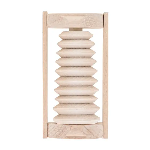 Масажер для стоп дерев'яний для профілактики плоскостопості та рефлекторного масажу на 1 ролик на одну ногу, Woodly 87036 - фото 3