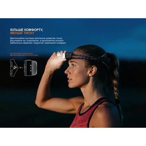 Фонарь налобный Fenix ​​HL17R, черный - фото 12