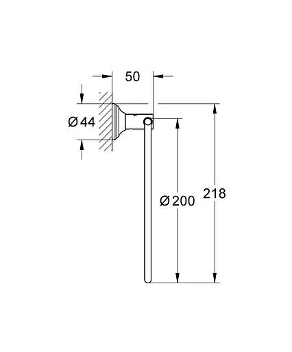 Кільце для рушника Grohe Essentials Authentic 40655001 Хром - фото 2