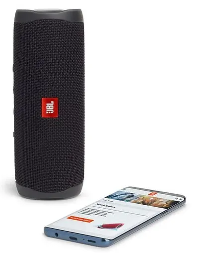 Портативная колонка JBL Flip 5 Black (JBLFLIP5BLKEU) (6702503) - фото 4