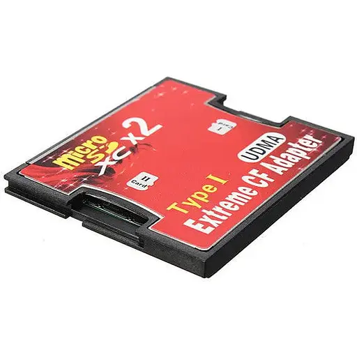 Адаптер 2 MicroSD to Compact Flash Type I