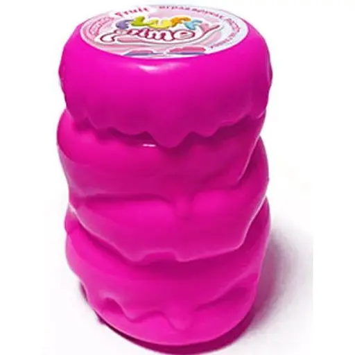 Вязкая масса Danko Toys Fluffy Slime FLS-01-01U с сюрпризом розовая