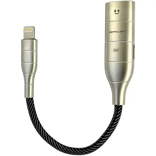 Переходник Konfulon Z13i Lightning 2 x Lightning 2 в 1