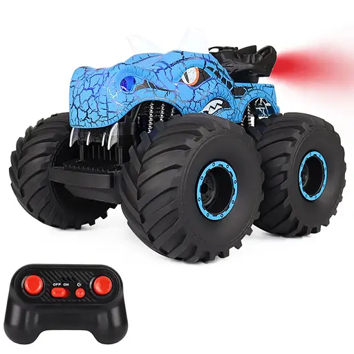 Джип-монстр на радіокеруванні, 2.4 GHz, 1:16, звук, світло, пара, гумові колеса, 662-9 (В асортименті)