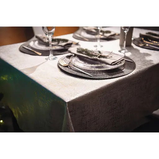 Скатертина Ardesto Shine 100% поліестер, золотавий 120х140 см (ART07SG) - фото 5