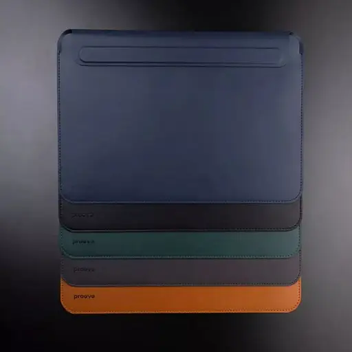 Чохол-конверт Proove для Apple MacBook Air 13" Retina 2020 (A2179 / A2337) Leather Sleeve (021076) black - фото 3