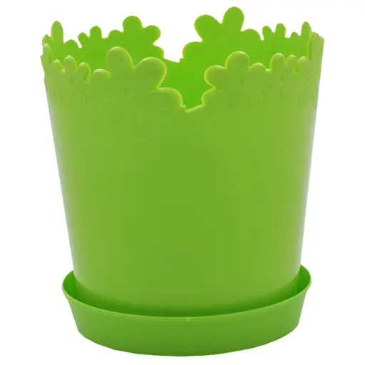 Горщик для квітів Ромашка №1, 314929, 13 × 13.5 см в асортименті - фото 3