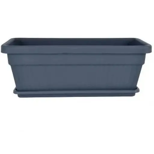 Вазон KEMER №2 22l 612х250х225mm садовий антрацит