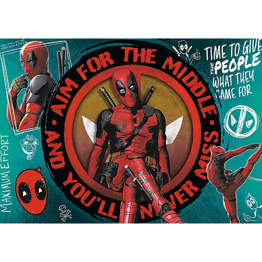 Пазл Дедпул (Deadpool) Marvel - 1000 шт. TREFL 10835 - фото 3