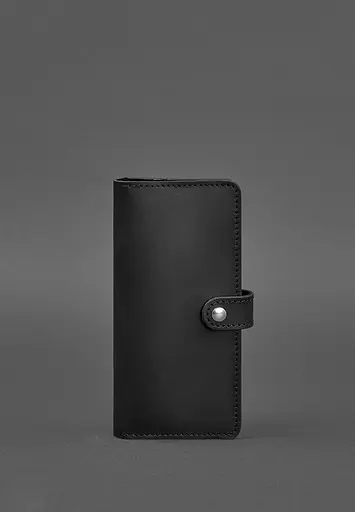 Кожаный портмоне 7.0 Черный Crazy Horse - фото 3