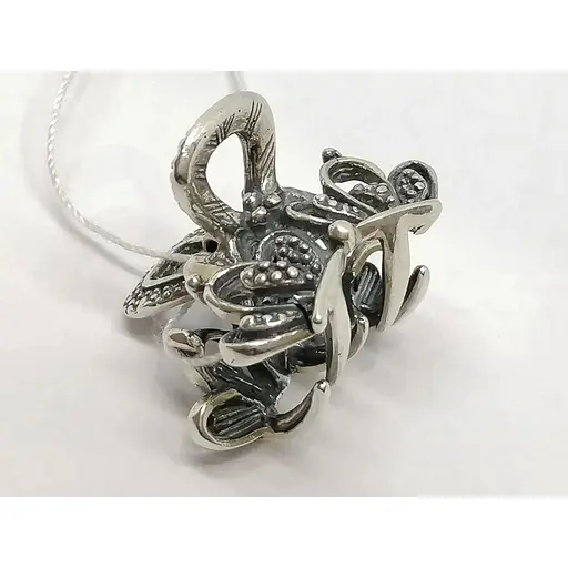 Срібна шпилька для волосся Ірій. 9306 - фото 3