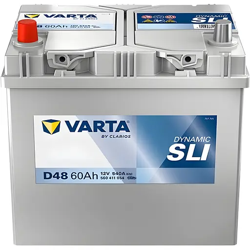 Акумулятор Varta Blue Dynamic 60Ah ASIA (+/-) (540EN) (232х175х225) без нижн. бурт D48