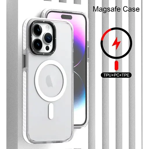 Чехол-накладка DK для Apple iPhone 12 Pro Max MagSafe Composite Matte (clear) - фото 2
