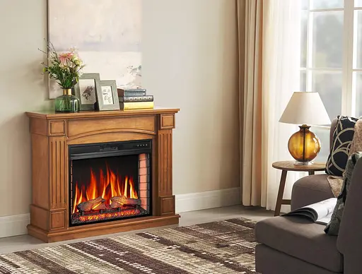 Электрокамин ArtiFlame Boston AF28S дуб - фото 2