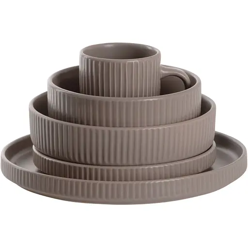 Тарілка обідня Limited Edition Robust 26.5 см Beige (TRSC-PS2505-B105P) - фото 4