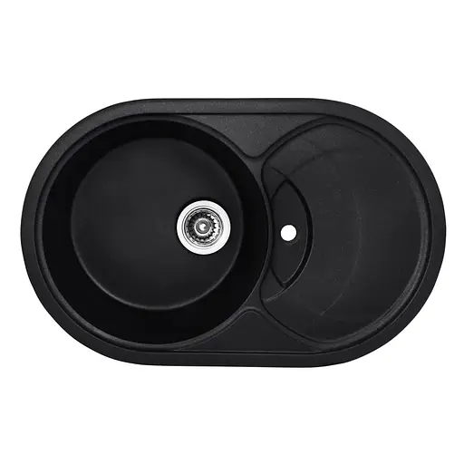 Кухонна мийка Haiba HB8310-G226 Black 780x500x220 HB0975, Чорний матовий - фото 1