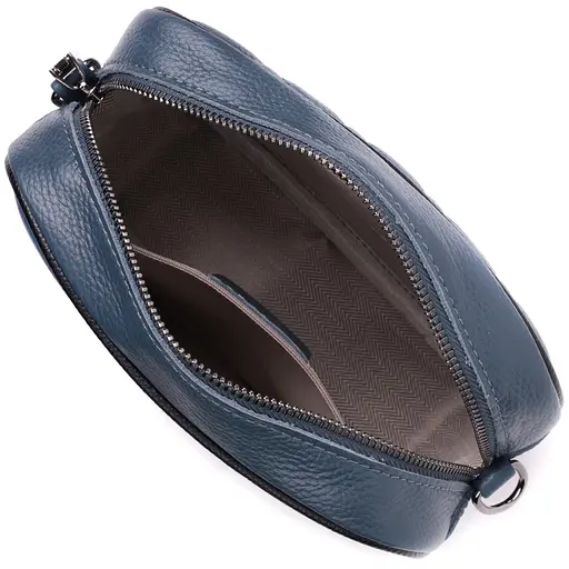 Кожаная сумка Vintage через плечо на одно отделение 21х14х8 см sum0029060 - фото 6