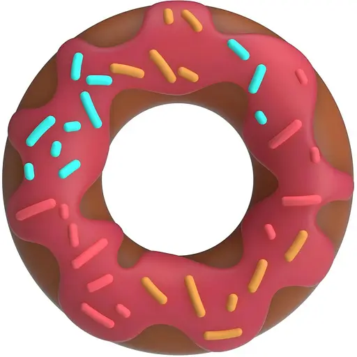 Эрекционное кольцо Pretty Love Super Donut Cock Ring 4.6 см (розовый)