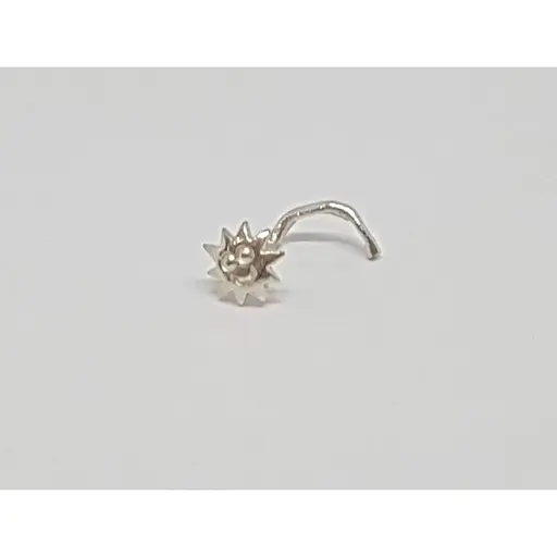 Срібна сережка-пірсинг в ніс Dear. 1007С - фото 2