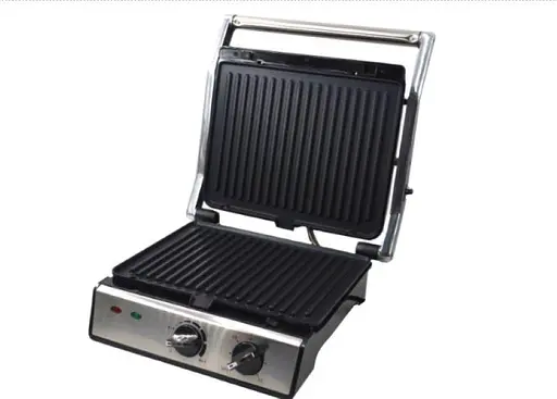 Прижимной контактный домашний электрический гриль Crownberg Cb-1041 2000W - фото 4