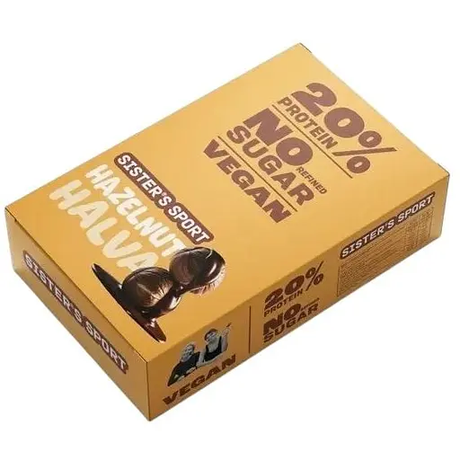 Протеїнова халва Sister's Sport Protein Halva, 10*40 грам - Фундук