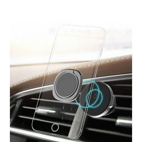 Кільце-тримач Baseus Privity Ring Bracket чорний SUMQ-01 - фото 2