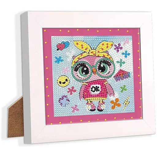 Набір для створення картини Craze Diamondz Сова в рамці зі стразами (47385) - фото 5