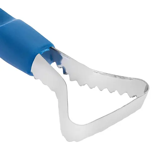 Рибочистка ніж для чищення риби з пластиковою ручкою 15 см, Kitchette Синій 85814 - фото 7
