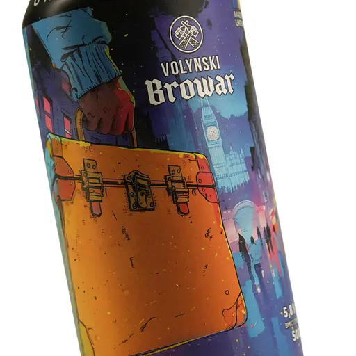 Пиво Volynski Browar Porter темное нефильтрованное 5.8% 0.5 л ж/б - фото 5