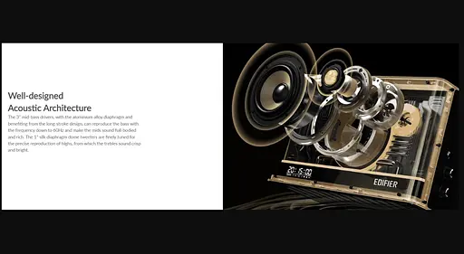 Акустическая колонка минисистема Edifier QD-35 Hi-Res 40Вт - фото 7