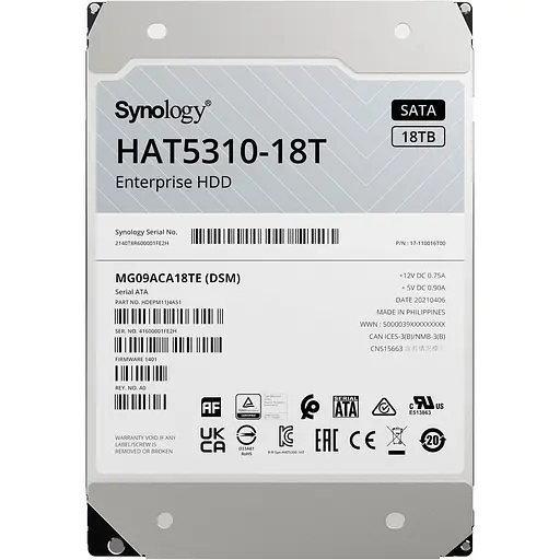 Жорсткий диск HDD 3.5" Synology SATA 512 MB 18 TB (HAT5310-18T) [141047] - фото 2