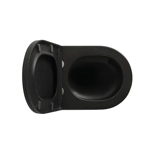 Унитаз подвесной Mixxus Premium Bevel-0304-T1 Black 480x360x360 мм сист. смыва Tornado 1.0 MP6677, Черный матовый - фото 7