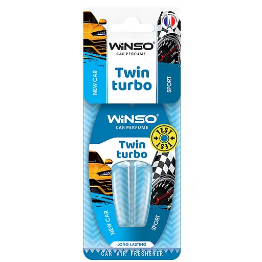 Ароматизатор Winso Twin Turbo - New Car & Sport с двойной капсулой (538370)
