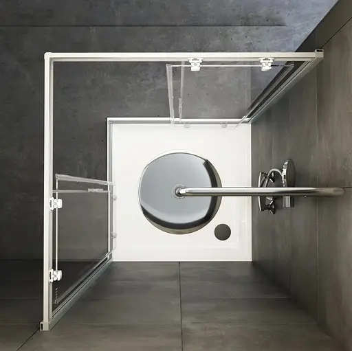 Душевая кабина AM.PM Gem 5-corner Pivot W90UG-403-9090MT - фото 3