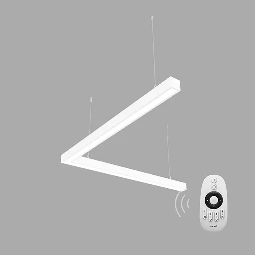 Керований кутовий світлодіодний світильник X-LED 80ВТ білий (800*800*43) LSNA-80dw - фото 1