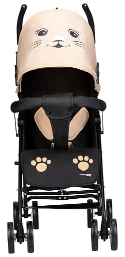 Коляска для ребенка прогулочная FreeON Simple, black - yellow [CD] - фото 5