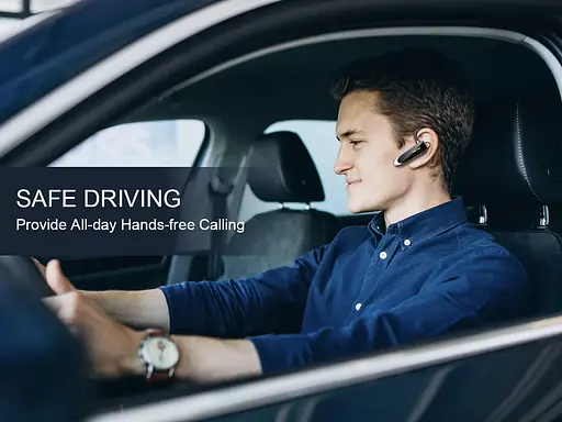 Бездротова гарнітура Bluetooth навушник вкладиш New Bee LC-B45C з активним шумозаглушенням + кейс-чохол Чорний - фото 8