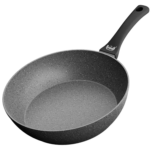 Сковорода глибока алюмінієва Krauff з антиприграним мармуровим покриттям 28 см (25-45-260)