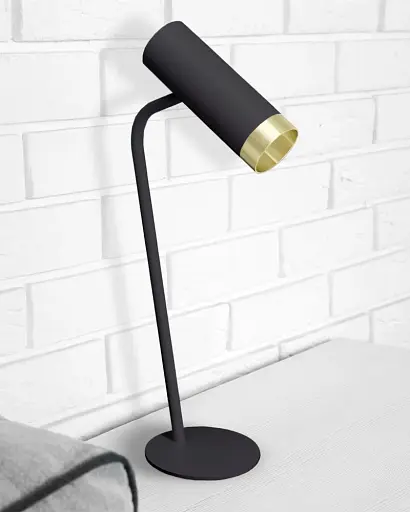 Настільна лампа Goldlux 326034 Fado GU10 1x10W IP20 чорна - фото 2