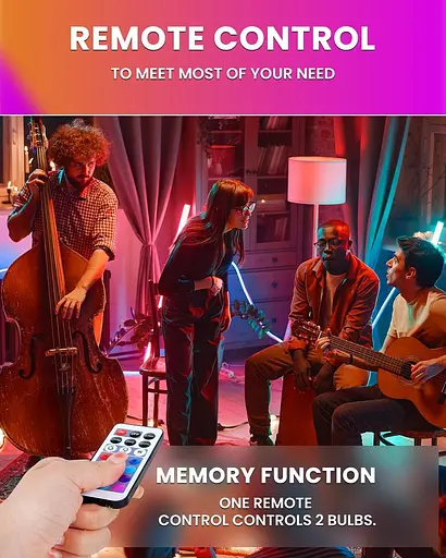 Светодиодные лампы Lamptobe RGBW G9, лампа с регулируемой яркостью G9 мощностью 2 Вт с дистанционным управлением, 12 цветов RGB - фото 7