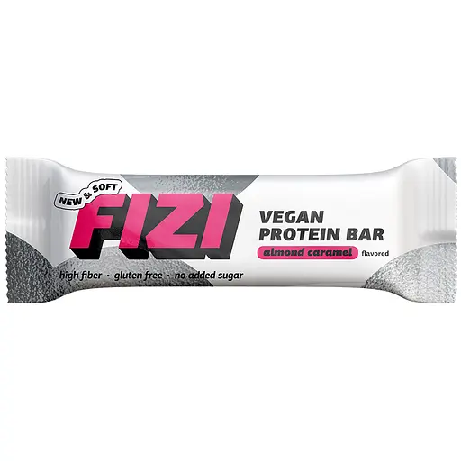 Батончик Fizi Protein Almond Caramel протеїновий у шоколаді 40 г х 10 шт. шоу-бокс - фото 1