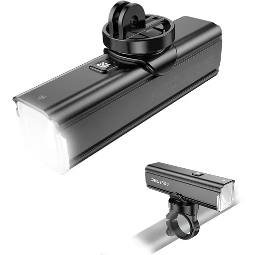 Велосипедная фара RockBros RHL1500 5500 mAh 1500 люмен, черный