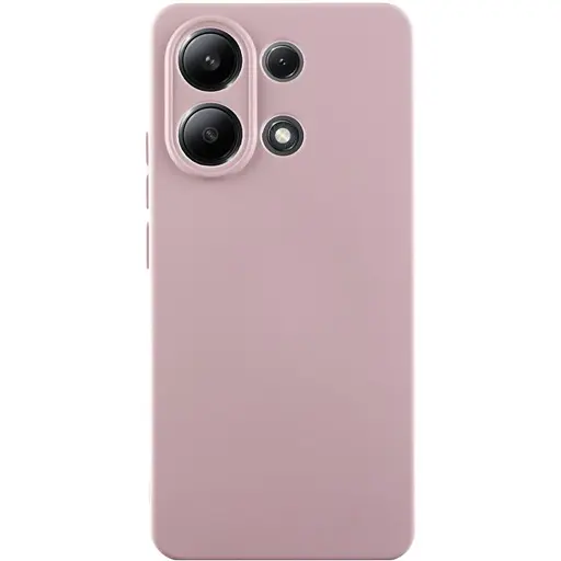 Чехол Getman TPU Liquid Silk Full Camera для Xiaomi Redmi Note 13 4G Розовый Sand