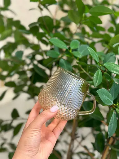 Набор чашек Vittora Hola VT-5104-400 2 чашки Золотистый 400 мл - фото 6