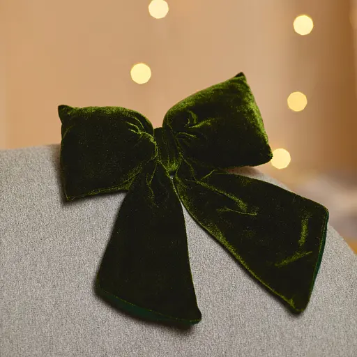 Украшение декоративное Yes! Fun Бант 24x18 см темно-зеленое (975081) - фото 6