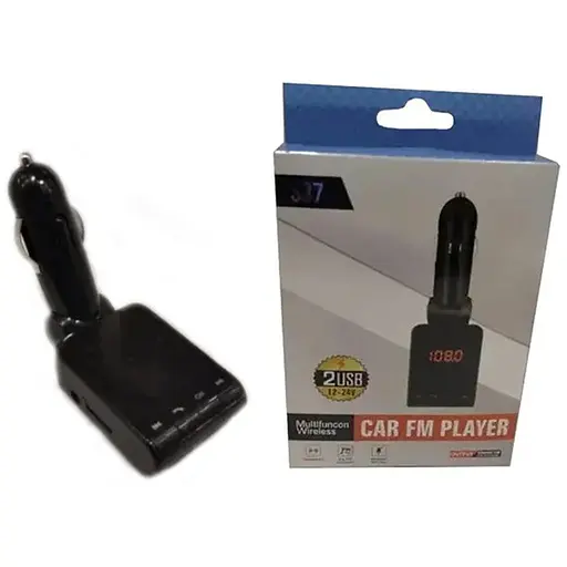 Автомобильный FM модулятор трансмиттер S37 Black (av112)