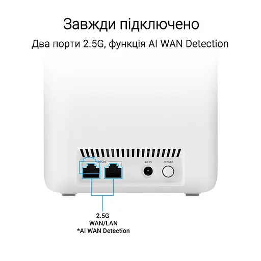Wi-Fi 7 - Mesh система Asus ZenWiFi BD4 з 2 роутерів (90IG0960-MO3C20) - фото 5